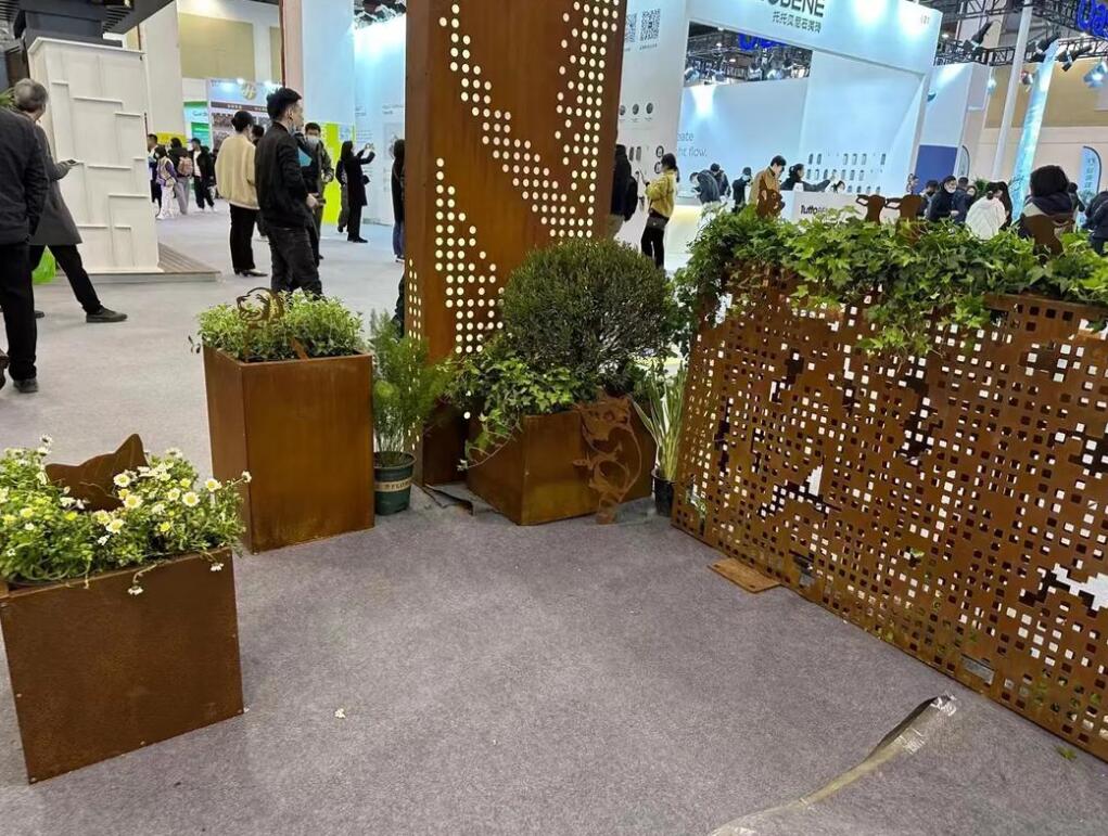 三亚耐候钢花箱